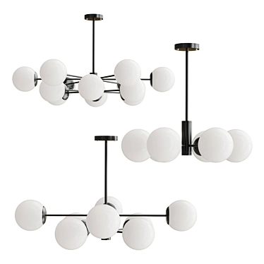 Sleek Modern BALLS Lighting Collection 3D model image 1 