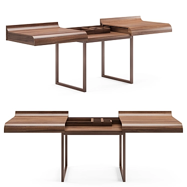 Contemporary Asa Desk: Modern Workstation 3D model image 1 