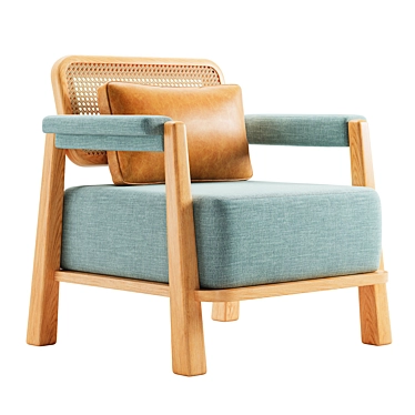 Toledo Low Armchair 3D Model 3D model image 1 