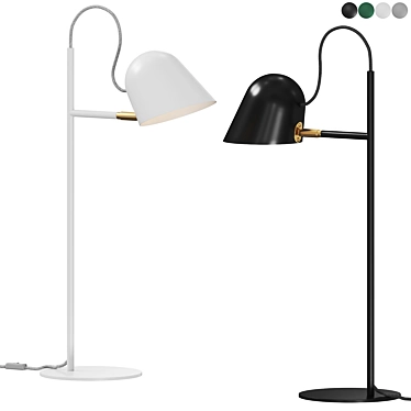Modern Minimalist Streck Table 3D model image 1 