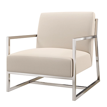 Elegant Lennox Lounge Chair 3D model image 1 