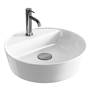 Elegant Fontana Basin: Stylish Sophistication 3D model image 1 