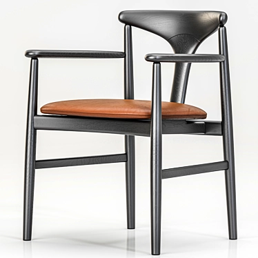 Organic Elegance Tonbo Armchair 3D model image 1 