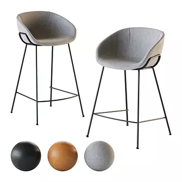 FESTON bar and semi-bar stool by ZUIVER