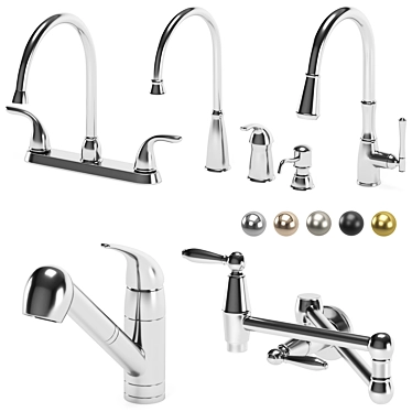 Premium 3D Faucet Model Files 3D model image 1 