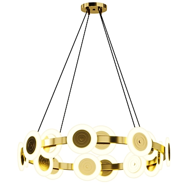 Elegant Samiya Chandelier 2015 Version 3D model image 1 