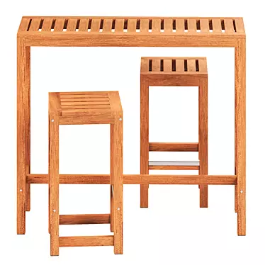 NAMMARO Rectangular bar table and 2 bar stools IKEA