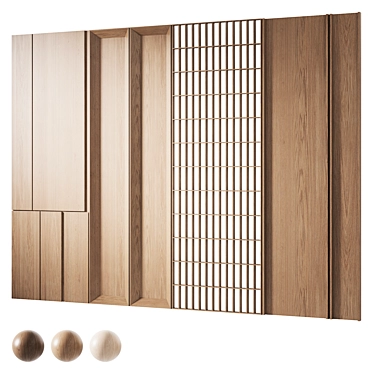 Wooden Panels for Smoothing 3D model image 1 