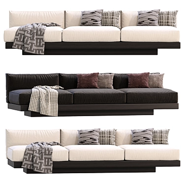 Modern Bench Design by Serax 3D model image 1 