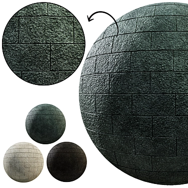  Sublime Cement Wall Textures Set 3D model image 1 
