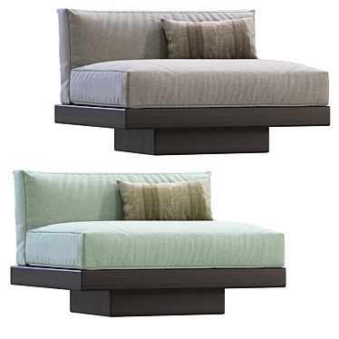 Sleek MODERN RUDOLPH Armchair Serax 3D model image 1 