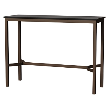 Drip HW113 Bar Table - Bronzed 3D model image 1 