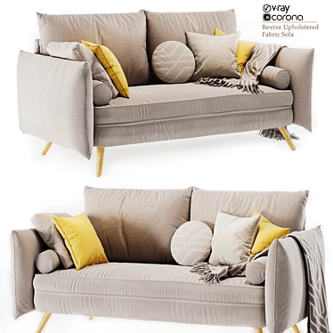 Revive Fabric Sofa 2015 Upgrade 3D model image 1 