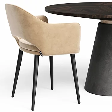 Customizable Chair Set "Magrib New 3D model image 1 