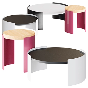 Modern Elegance Cassina Side Table 3D model image 1 