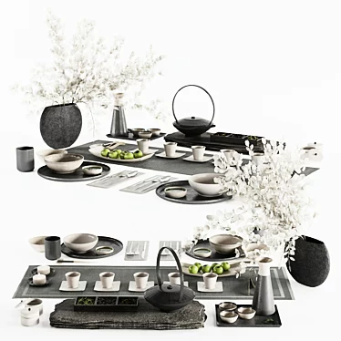 Japanese tableware set 22