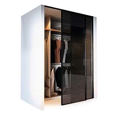 Walk-in Wardrobe with Décor 3D model image 1 