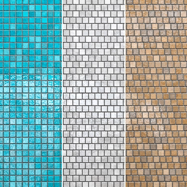 Brillante Ceramic Tiles Set 005 3D model image 1 