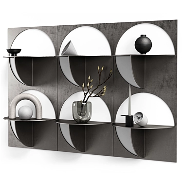 Versatile Modular Shelving System 3D model image 1 