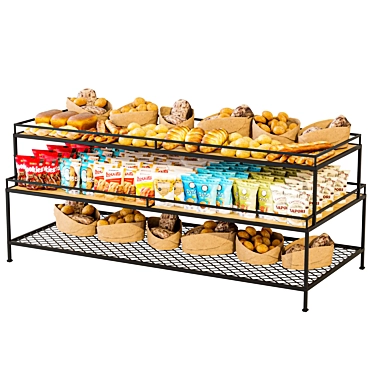 Bakery Display Models Bundle 3D model image 1 