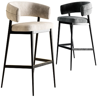 Modern NENA Bar Chair 2017 3D model image 1 
