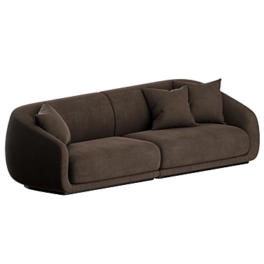 Wendelbo Montholon 3 Seater Sofa 3D model image 1 