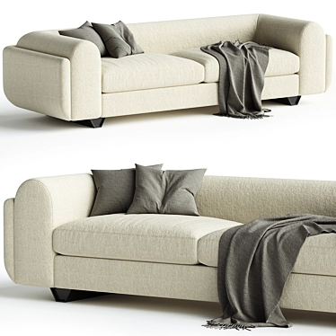 Contemporary Eileen Sofa 3D model image 1 