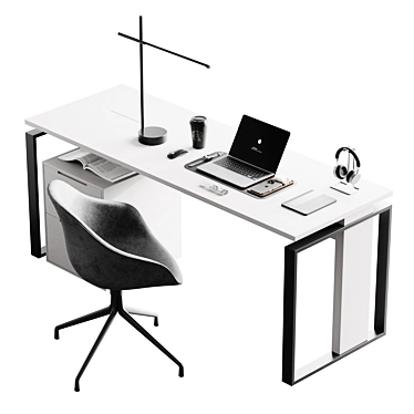 Workstation Setup Desk Organizer 3D model image 1 