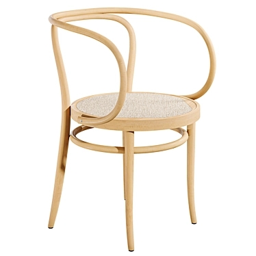 Thonet 209 Chair: Versatile Elegance 3D model image 1 