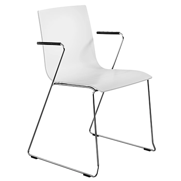 Modern Stacking Chair S 180 3D model image 1 