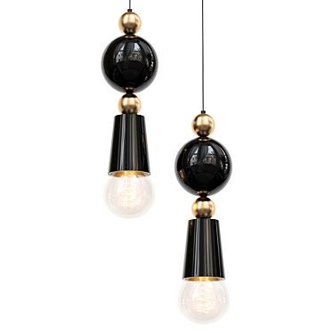 Sleek Design Lamps by Lampatron 3D model image 1 