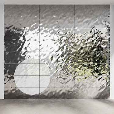 Porcelanosa Sea Collection Tiles: Wave-Inspired Design 3D model image 1 