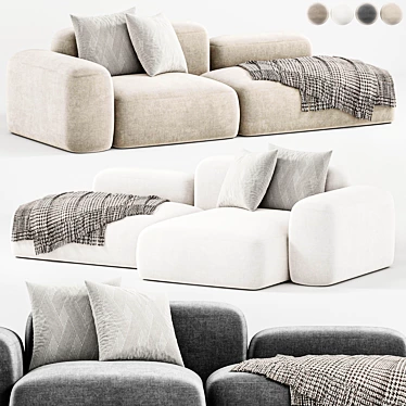 Formmebel Bubble Sofa in 3Ds 3D model image 1 