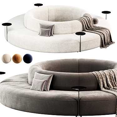 ARTIKO Modular Sofa Set 3D 3D model image 1 