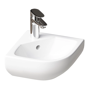 Duravit Me by Starck Sink 3D model image 1 