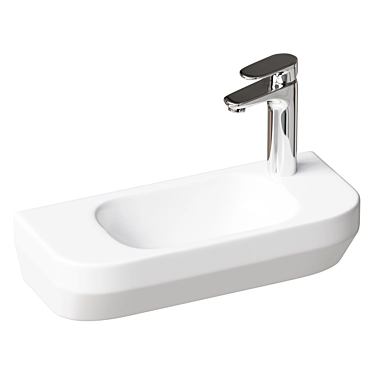 Sleek Duravit DuraStyle Wall-Mounted Sink 3D model image 1 