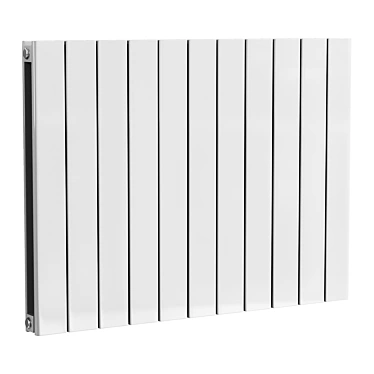 Premium Aluminum Sebino Horizontal Radiator 3D model image 1 