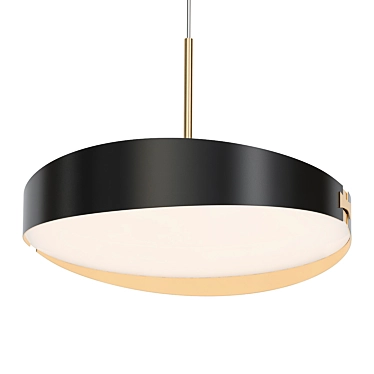 Luxury Crystal Pendant Light 3D model image 1 