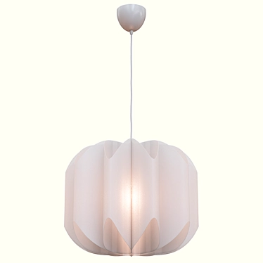  Modern White Pendant Lamp 3D model image 1 