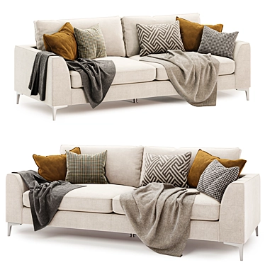 Light Color Isla Sofa 3D model image 1 