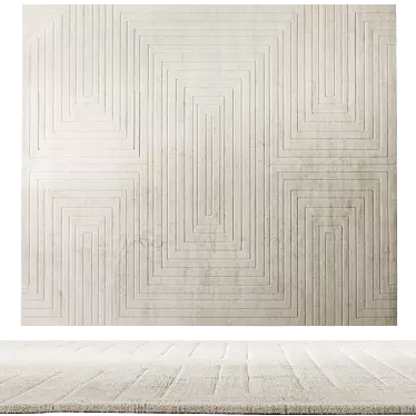 White Garden Rug by Rug'Society