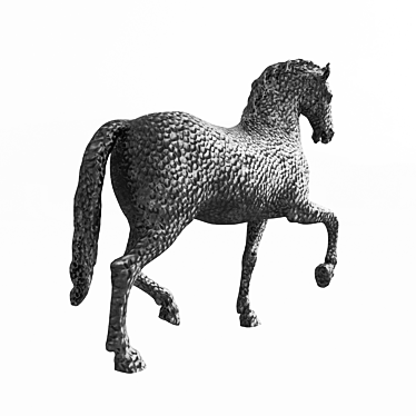 Horse sculpture stylized