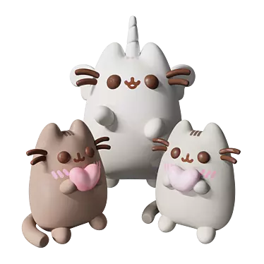 Funko Pusheen 3D Figure Toy 3D model image 1 