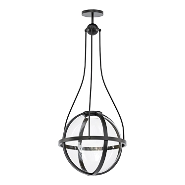 Elegant Urban Electric Kensington Pendant 3D model image 1 