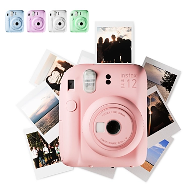 Instax Mini 12 Instant Camera 3D model image 1 