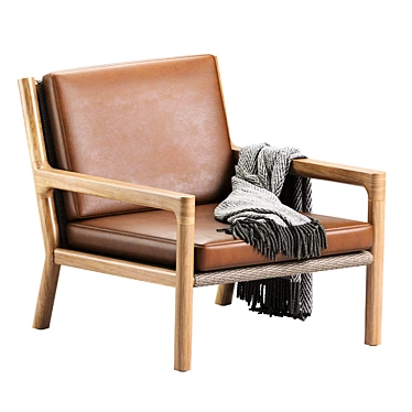 Modern Franck Lounge Chair 2013 3D model image 1 
