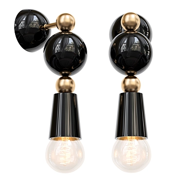 Modern Design Sconce Lighting Fixture 3D model image 1 