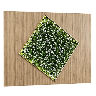 Modern Vertical Garden Wall Decor 3D model image 1 