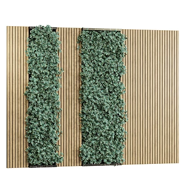 Vertical Garden Wall Art Display 3D model image 1 