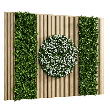 Corona Rendered Vertical Wall Garden 3D model image 1 